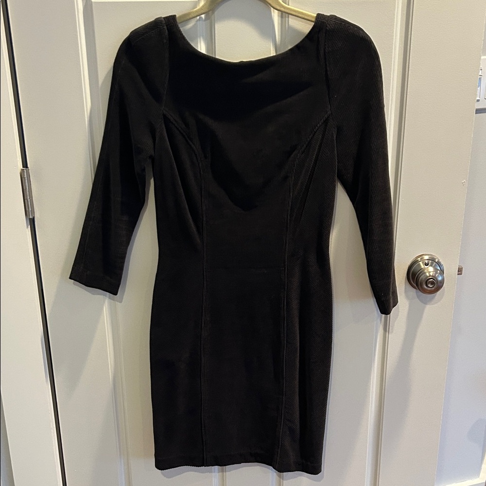 Diane Von Furstenberg charcoal Long Sleeve Dress
